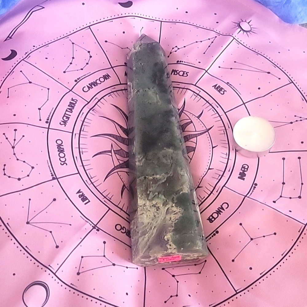 Moss Agate tower Tall